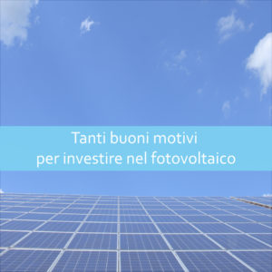 Investire nel fotovoltaico Enersistemi