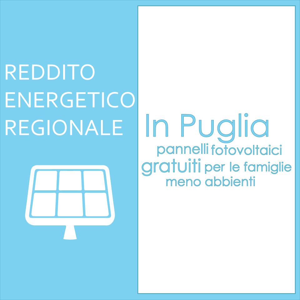 Reddito energetico regionale Enersistemi