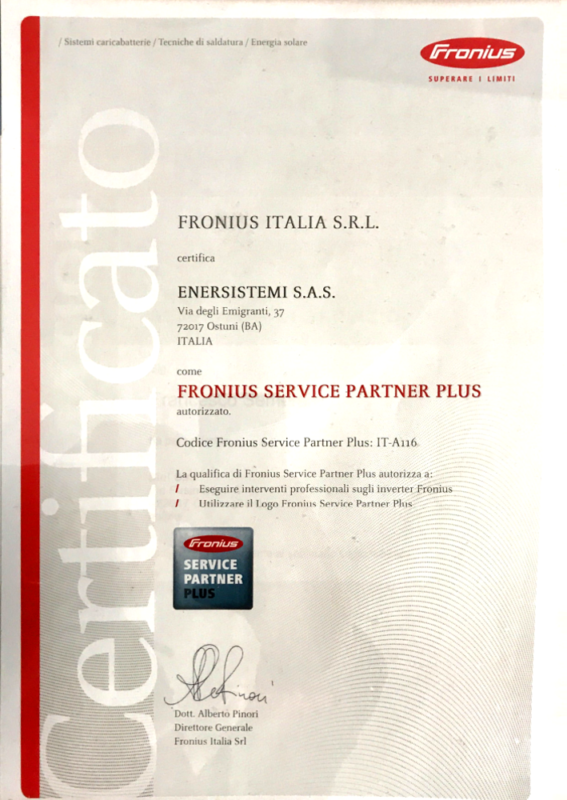 Fronius Service Partner Plus